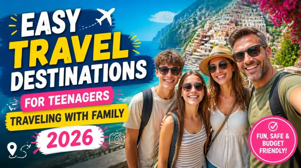 Easy Travel Destinations for Teenagers Traveling With Family 2026