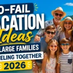 No-Fail Vacation Ideas for Large Families Traveling Together 2026