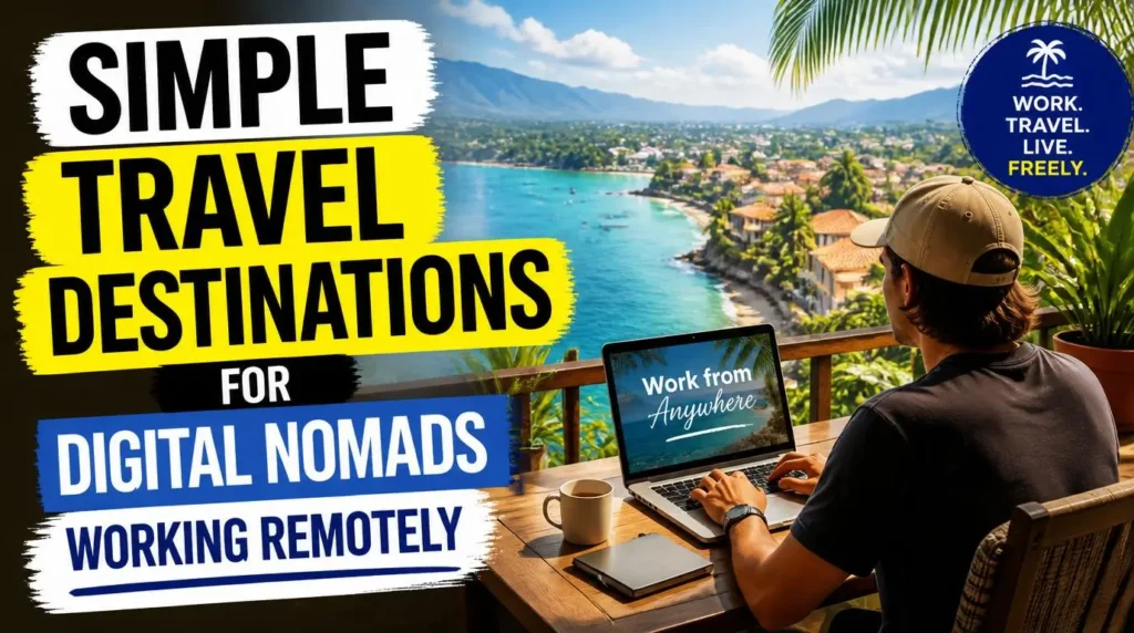 Simple Travel Destinations for Digital Nomads Working Remotely