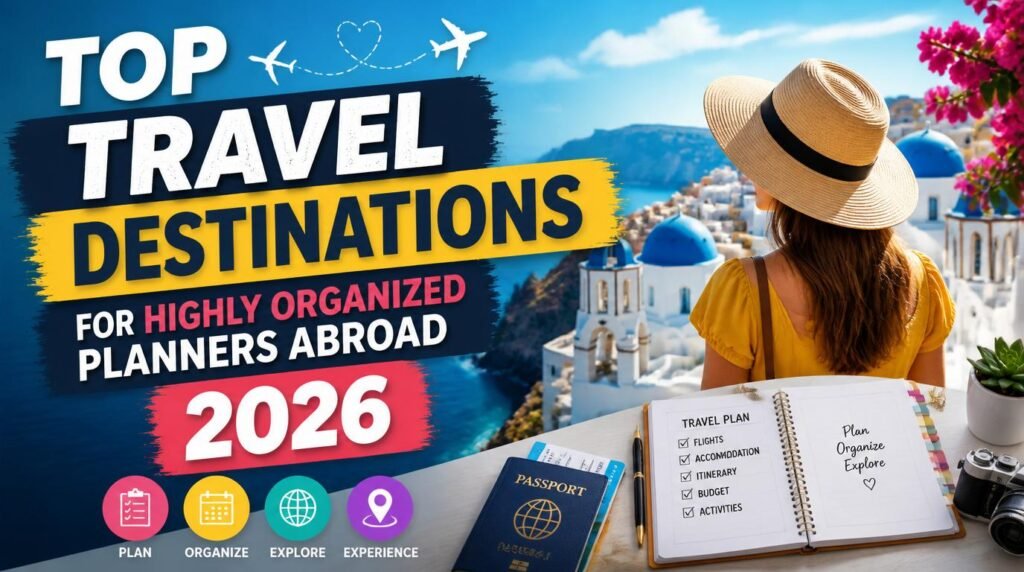 Top Travel Destinations for Highly Organized Planners Abroad 2026