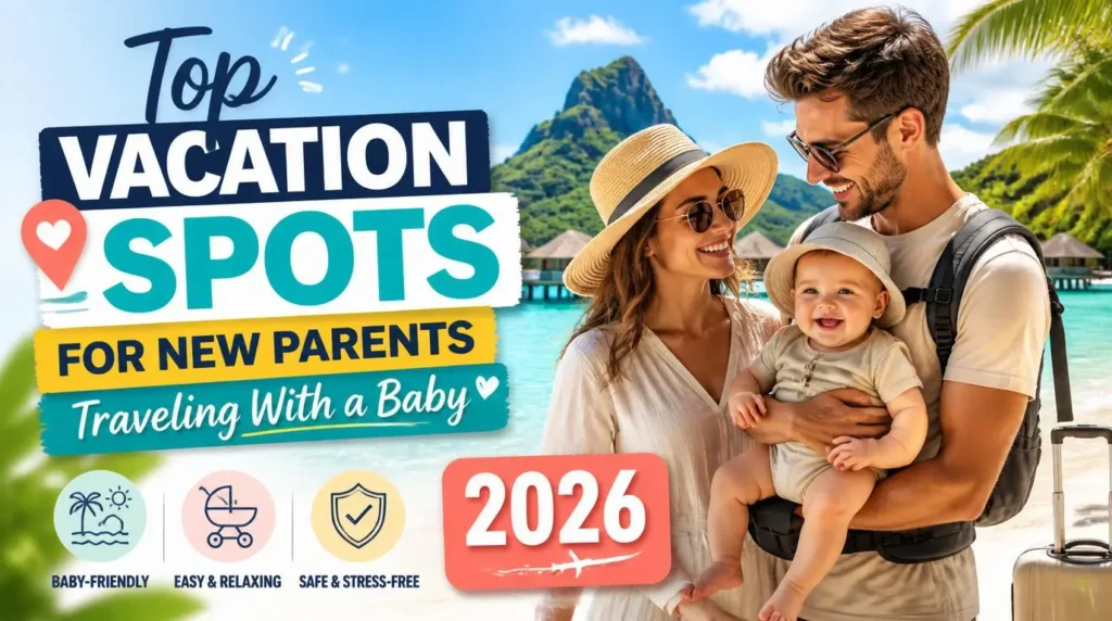 Top Vacation Spots for New Parents Traveling With a Baby 2026